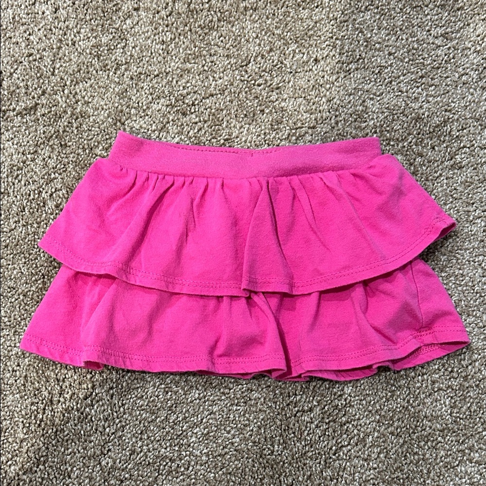 Red Skirt and Pink Ruffle Skort 12-18 Months - Picture 3 of 5